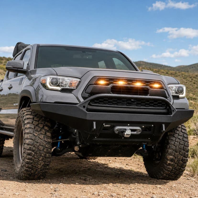 2016 - 2022: Rear grille for Toyota Tacoma TRD PRO with wiring and fuses