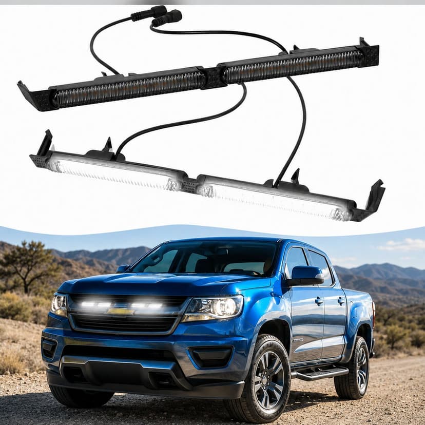 LED front grill light is suitable for 2015-2020 Chevrolet Chevy Colorado accessories