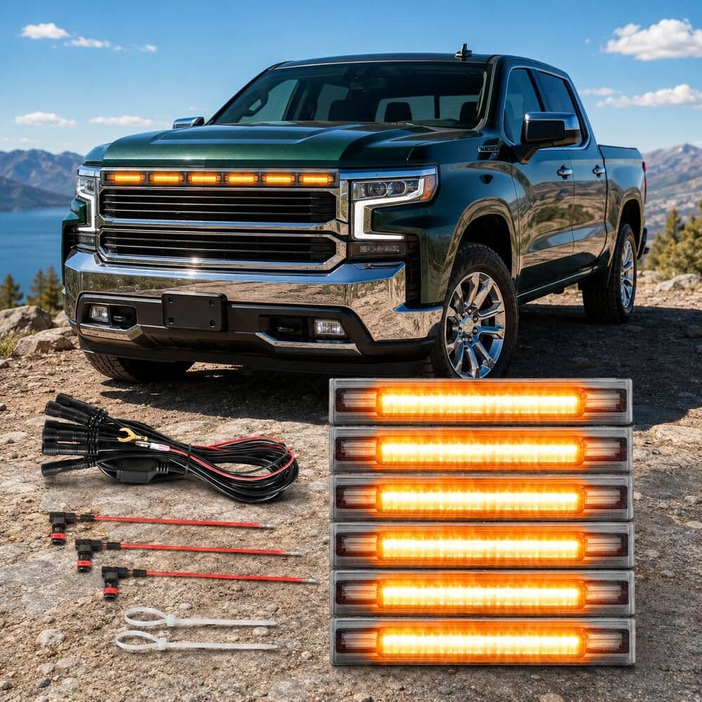 LED barbecue light is suitable for 2024, 2025, 2026 Ford F150 King Rach/Platinum accessories smoke lenses.