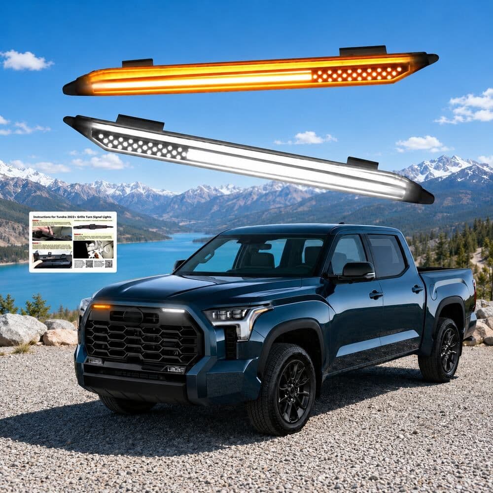 LED barbecue lamp is suitable for 2022-2024, 2025, and 2026 third-generation accessories of Toyota Tundra.