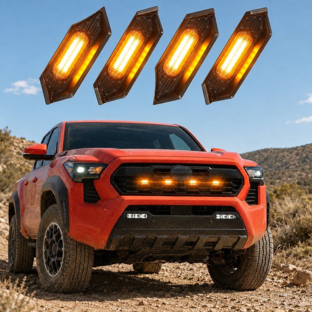 Grill Lights for Toyota Tacoma 2024-2026 Accessory TRD Sport Off Road
