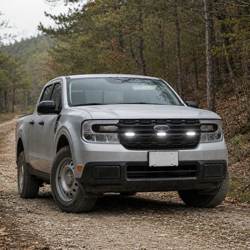 Front grille LED lights - suitable for 2022-2025 2026 Ford Maverick accessories | Only for Maverick XL